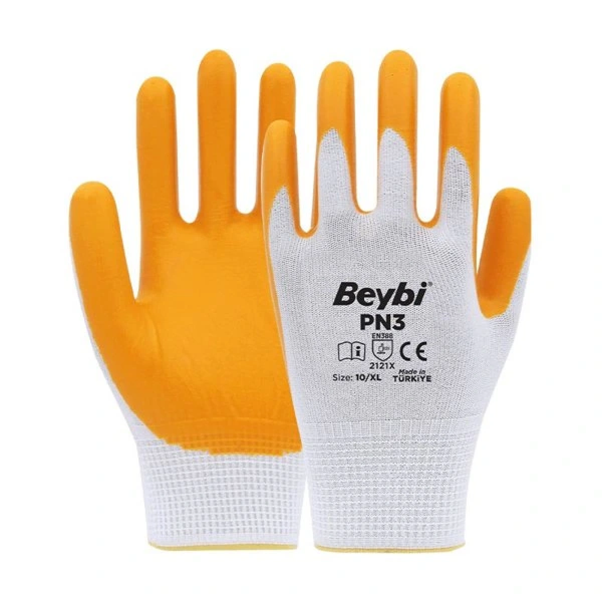 Beybi İşçi Eldiveni Sarı