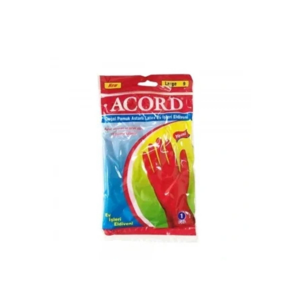 Acord Kırmızı Bulaşık Eldiveni M Beden