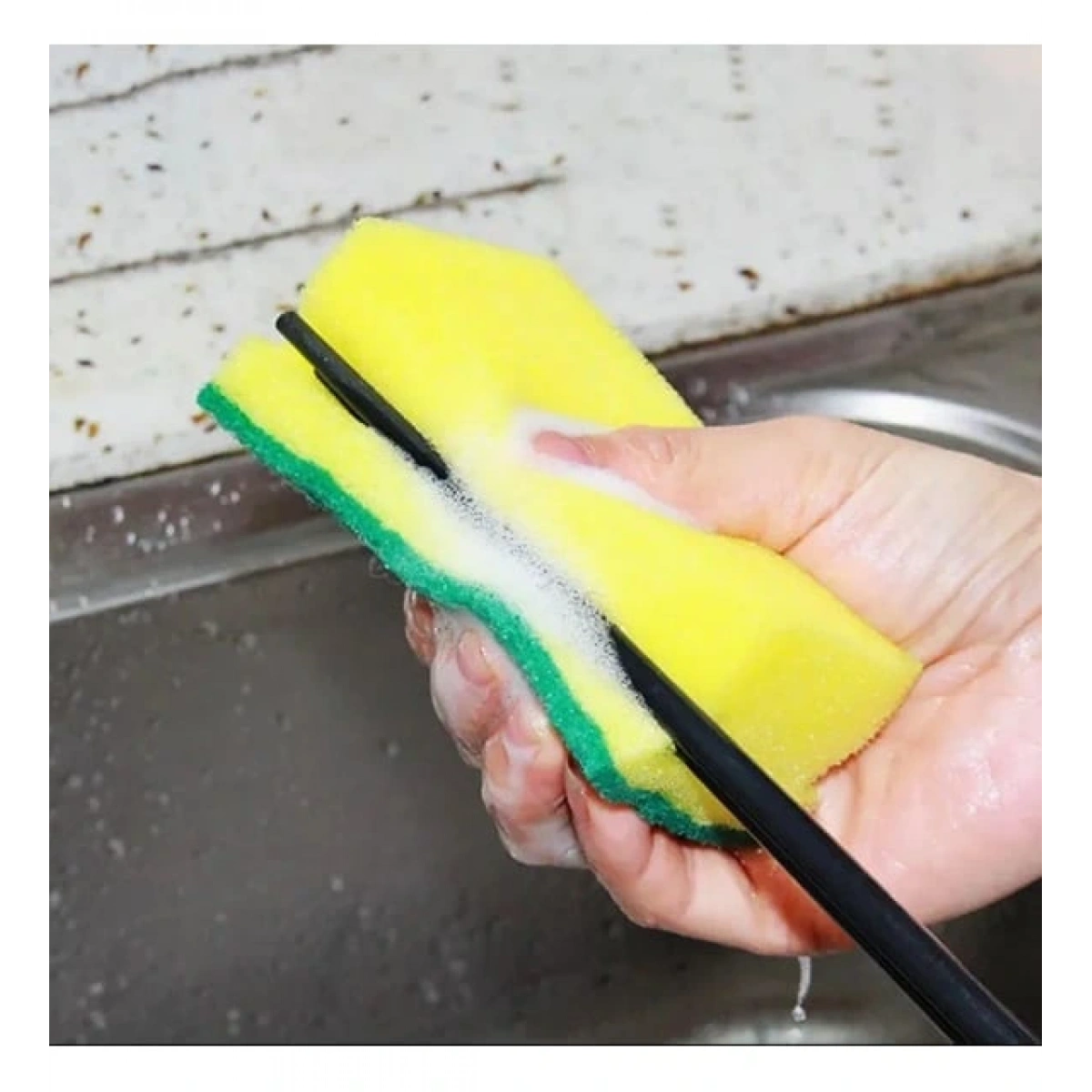 Bulaşık Süngeri Jumbo Oluklu