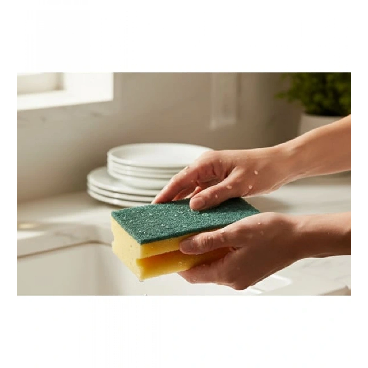 Bulaşık Süngeri Jumbo Oluklu