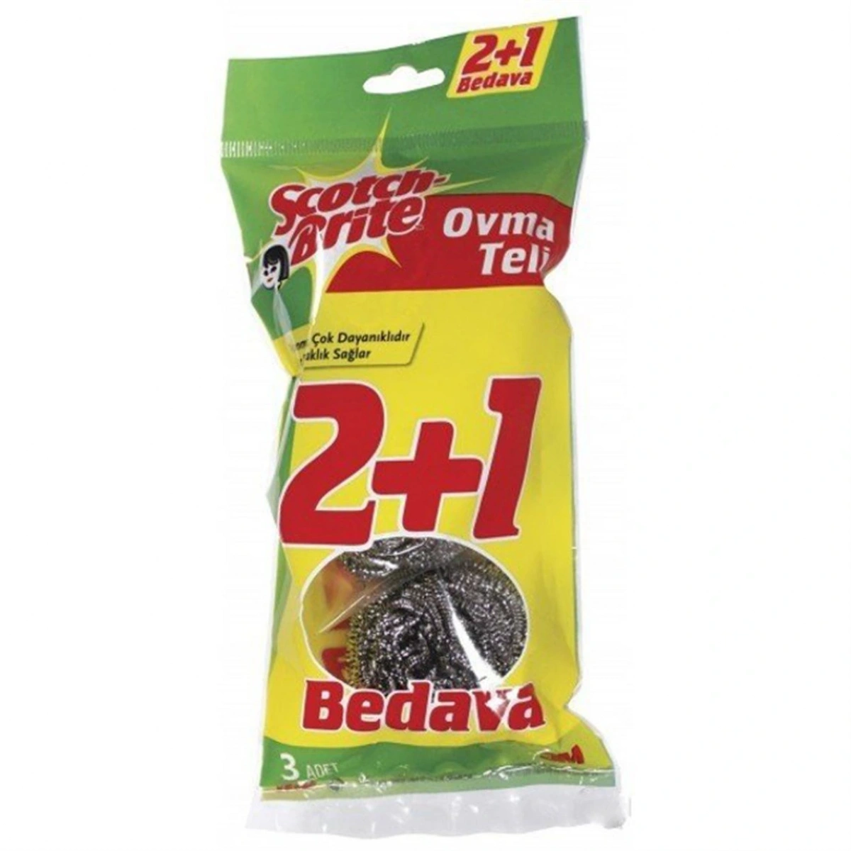 Bulaşık Teli 3Lü Scotchbrite