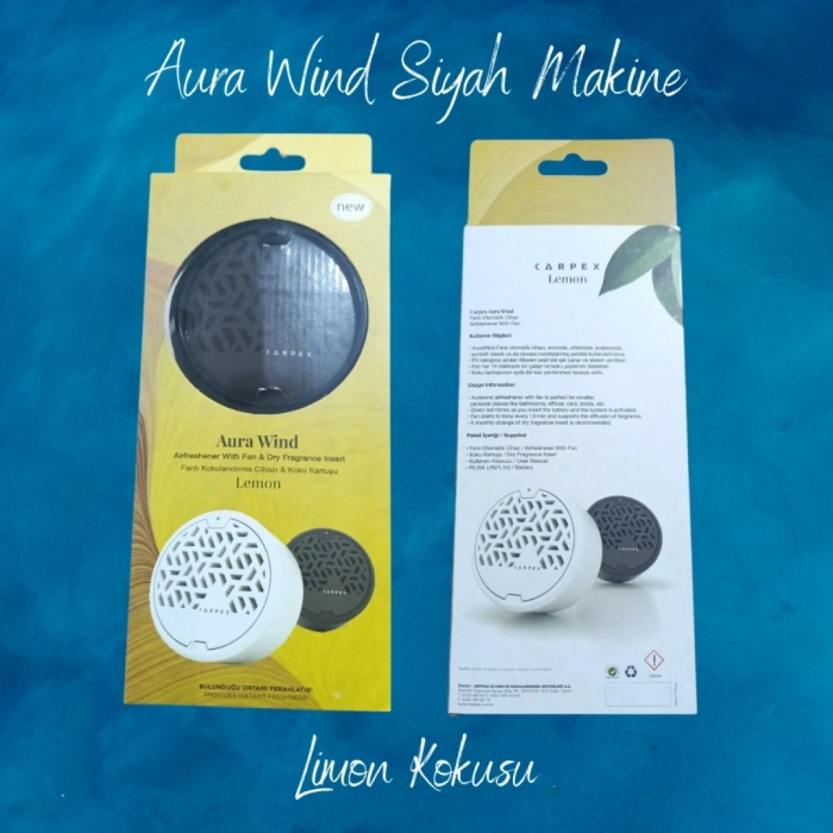 Carpex A. Wınd. Kartuş Siyah Lemon