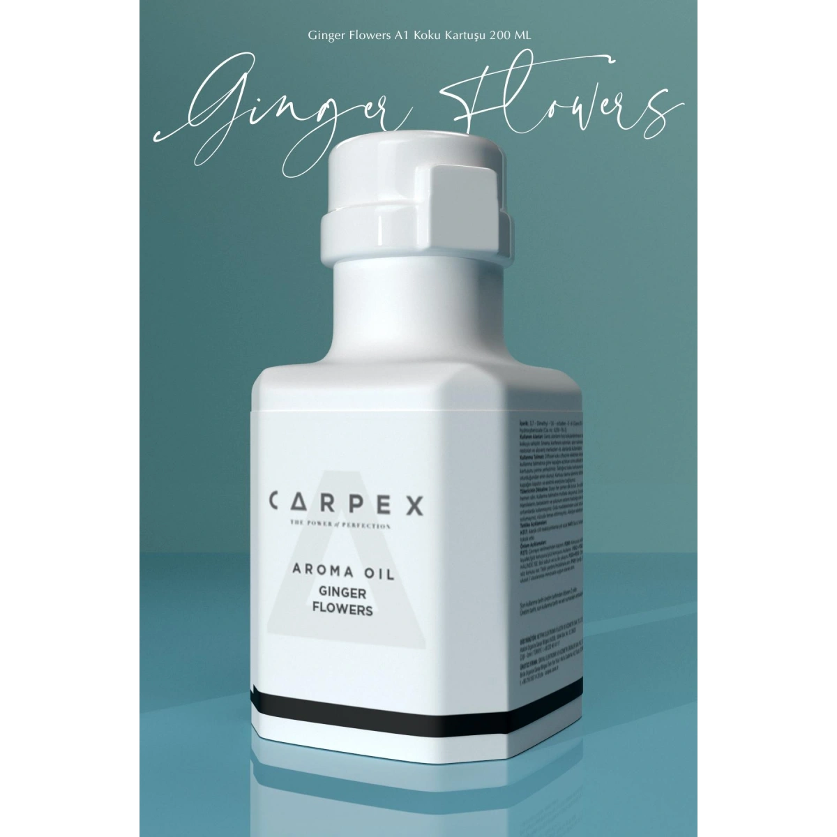 Carpex Aroma Oil 200 ml Premium Koku Kartuş Ginger Flowers K.T.