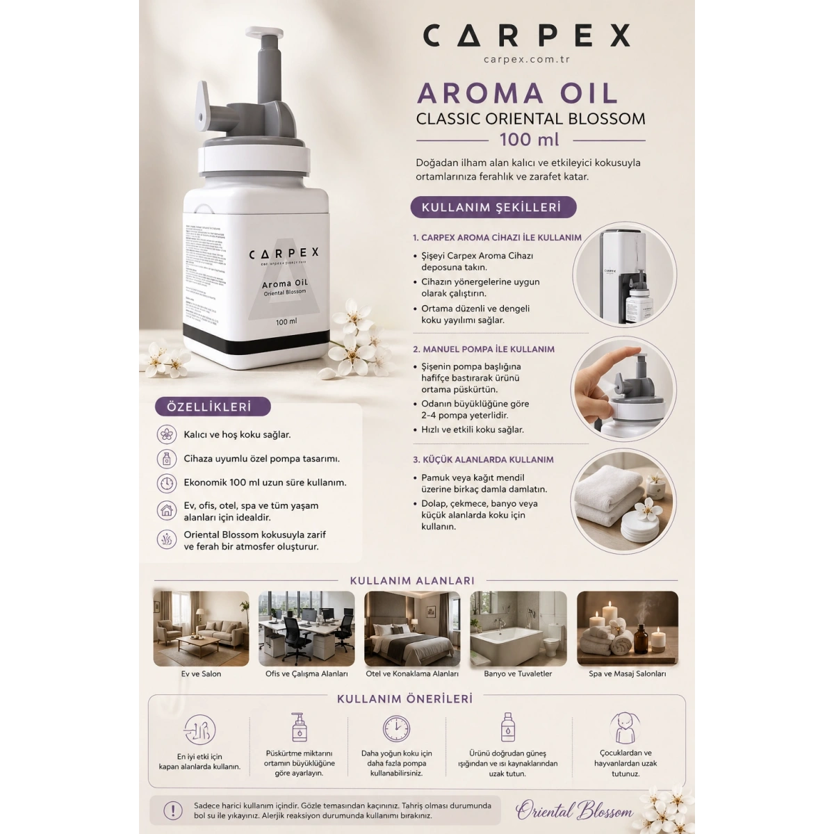 Carpex Aroma Oil Classic Oriental Blossom 100 ml