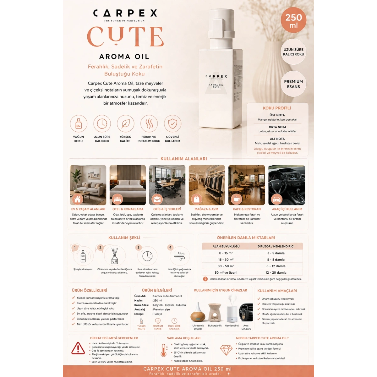 Carpex Cute Aroma Oil 250 ml