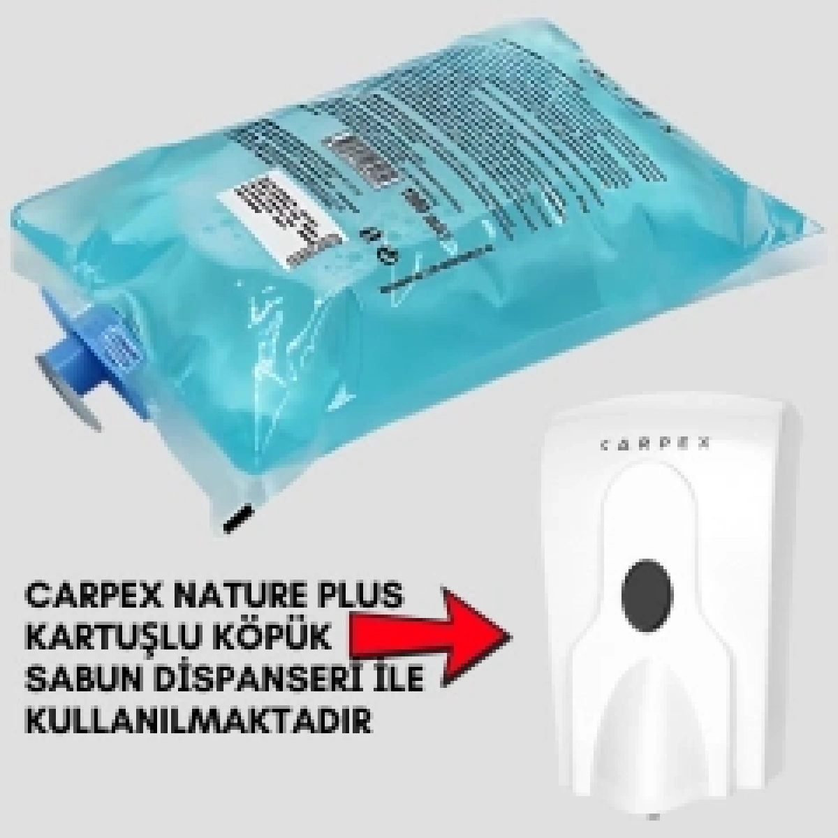 Carpex Manuel Köpük Kartuşu Mavi 1000 Ml