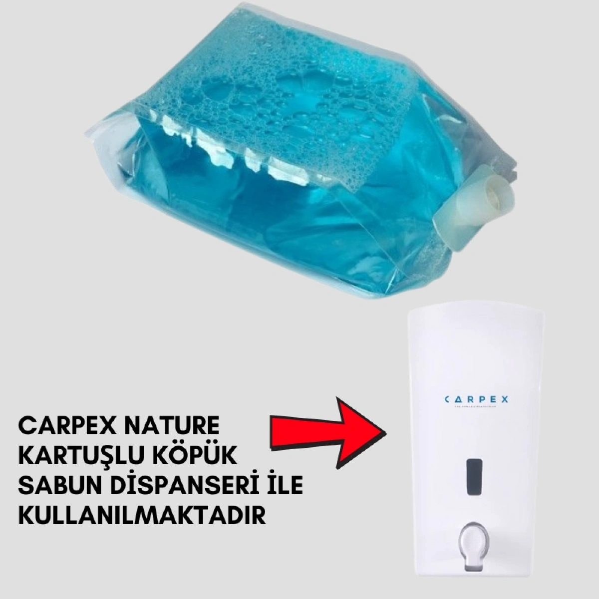 Carpex Nature Plus Manuel Köpük Kartuş 1000 Ml