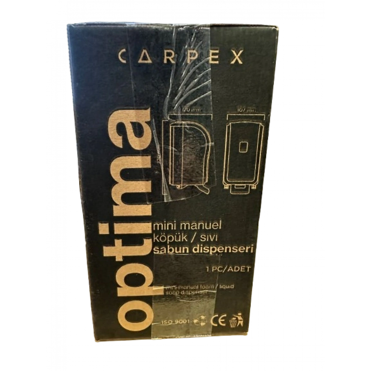 Carpex Optima Mini Fotoselli Kartuşlu Beyaz Köpük Makinesi