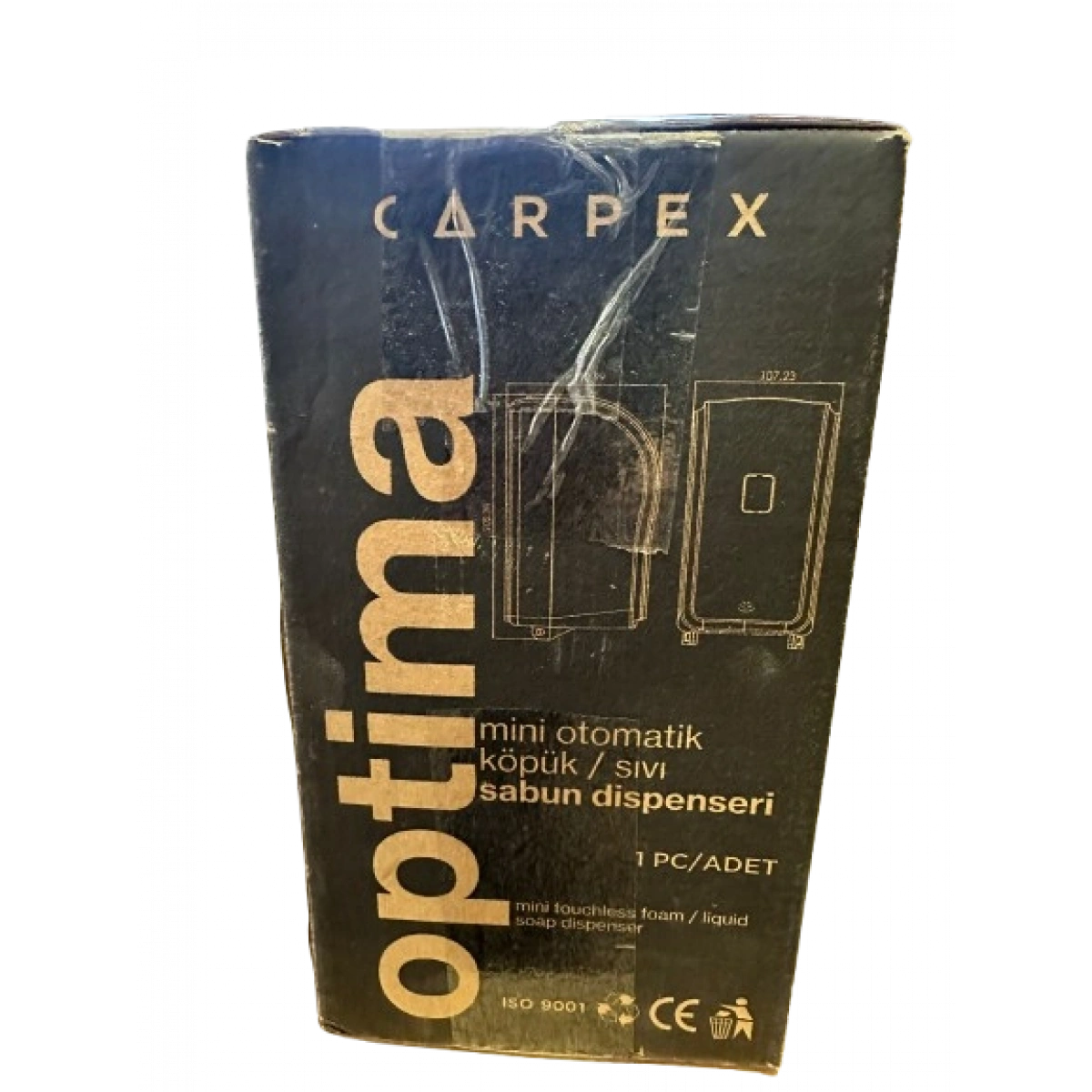 Carpex Optima Mini Hazneli Siyah Fotoselli Köpük Makinesi