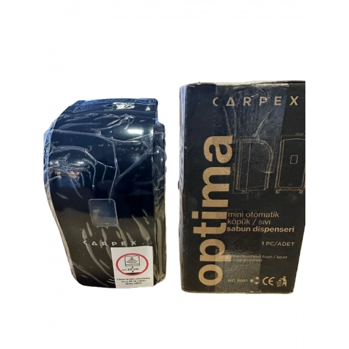 Carpex Optima Mini Hazneli Siyah Fotoselli Köpük Makinesi