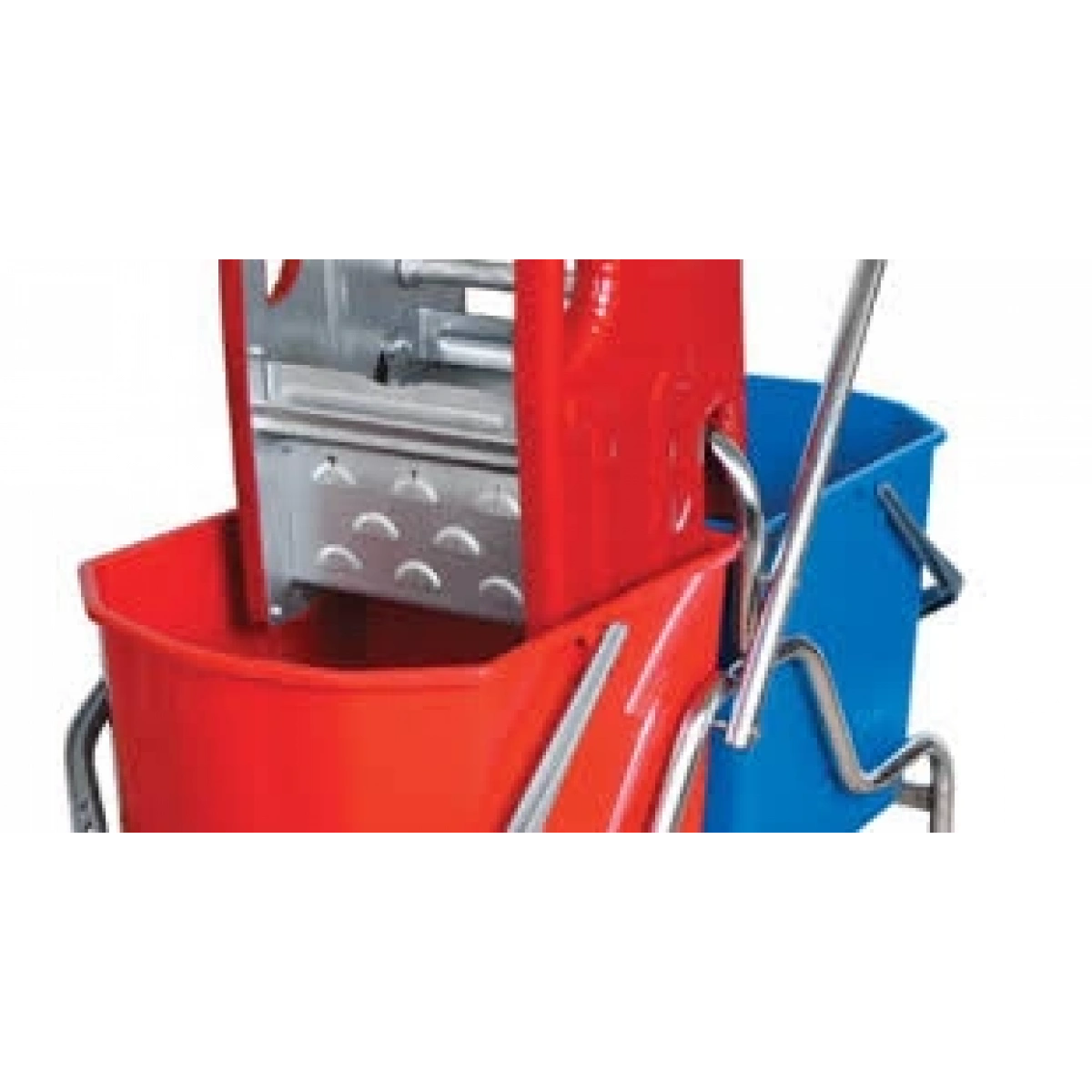 Çift Kovalı Temizlik Seti Krom Çelik Presli (Ceymop)