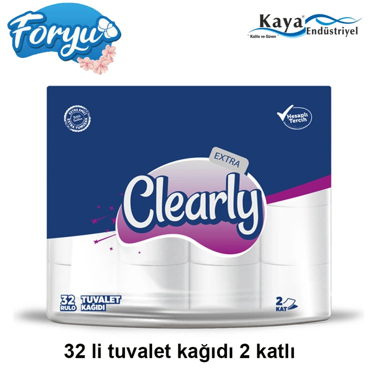 Clearly Extra Tuvalet Kağıdı 32*3