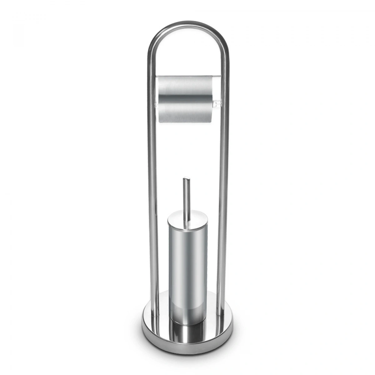 Dayco Muhafazalı Krom Dikey Klozet Fırça Seti-0955