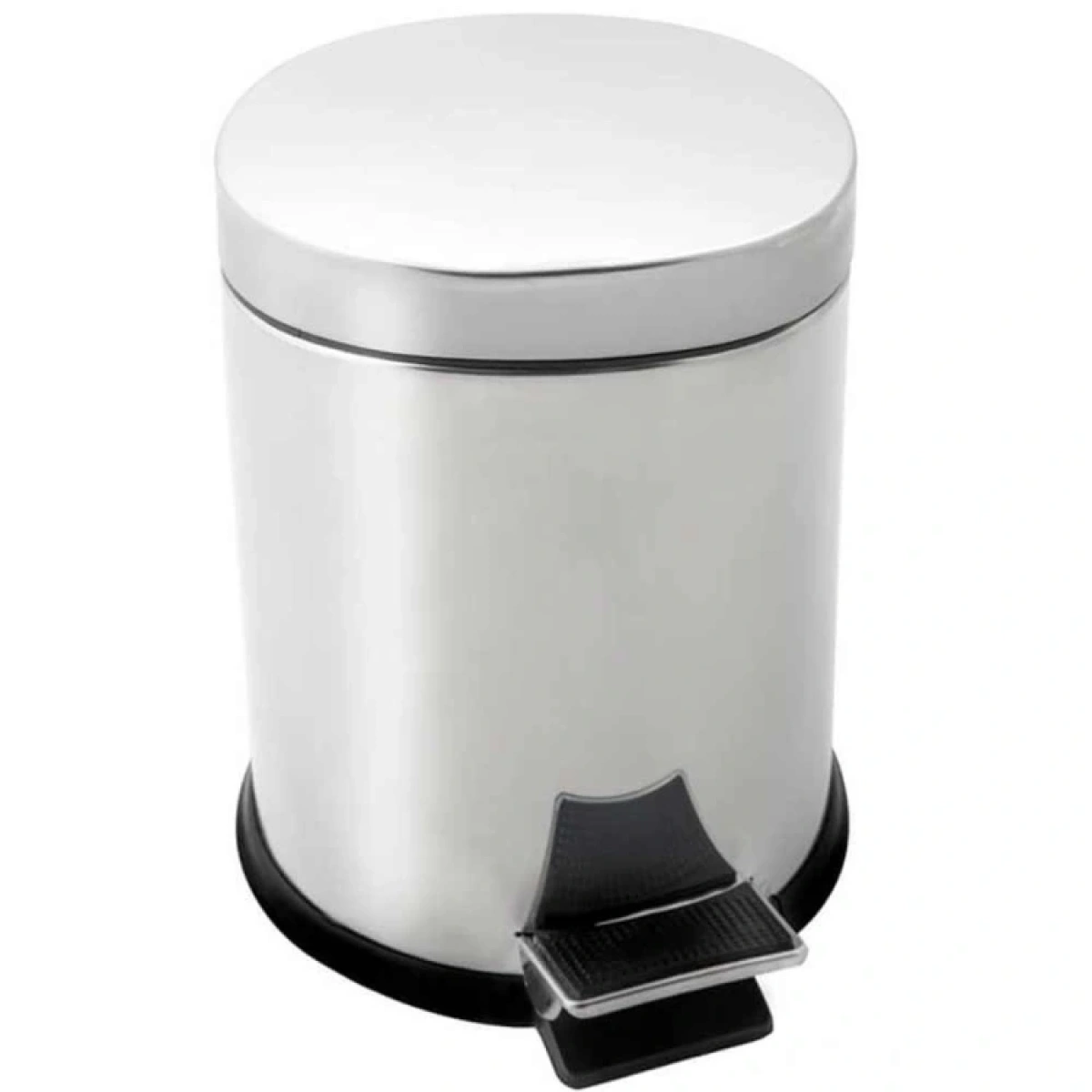 Dayco Pedallı Çöp Kovası Krom 5 Lt