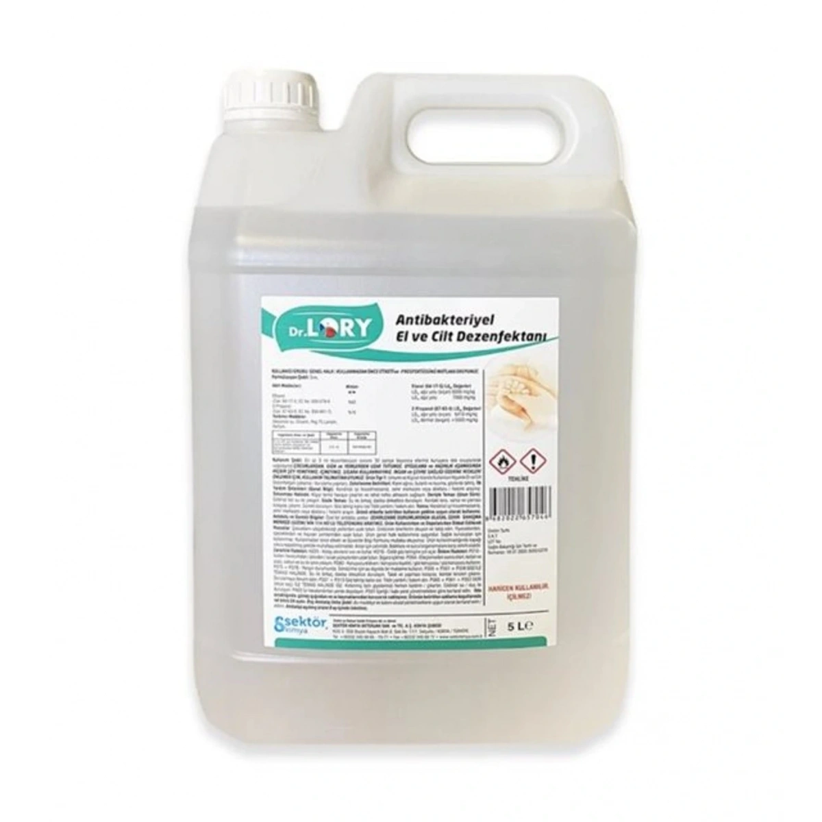 Dr.Lory Antibakteriyel El Ve Cilt Dezenfektanı 5 Lt
