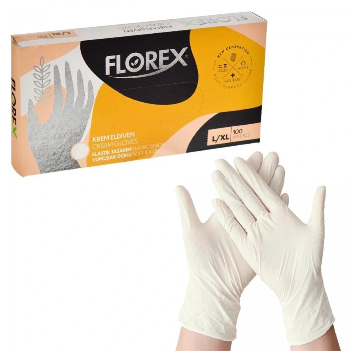 Florex Eldiven Bej Large