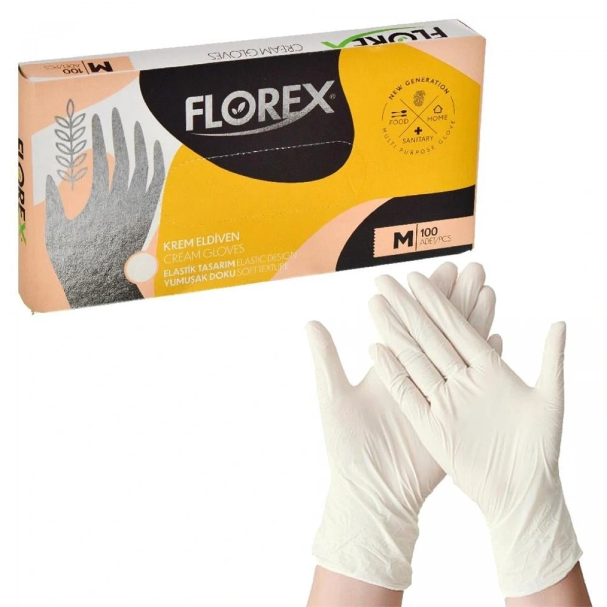 Florex Eldiven Bej Small