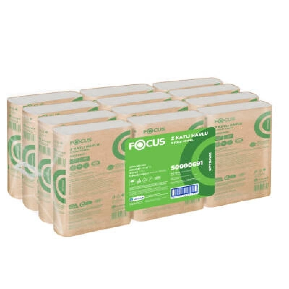 Focus Optimum Z Katlama Kağıt Havlu 200*12 Yaprak