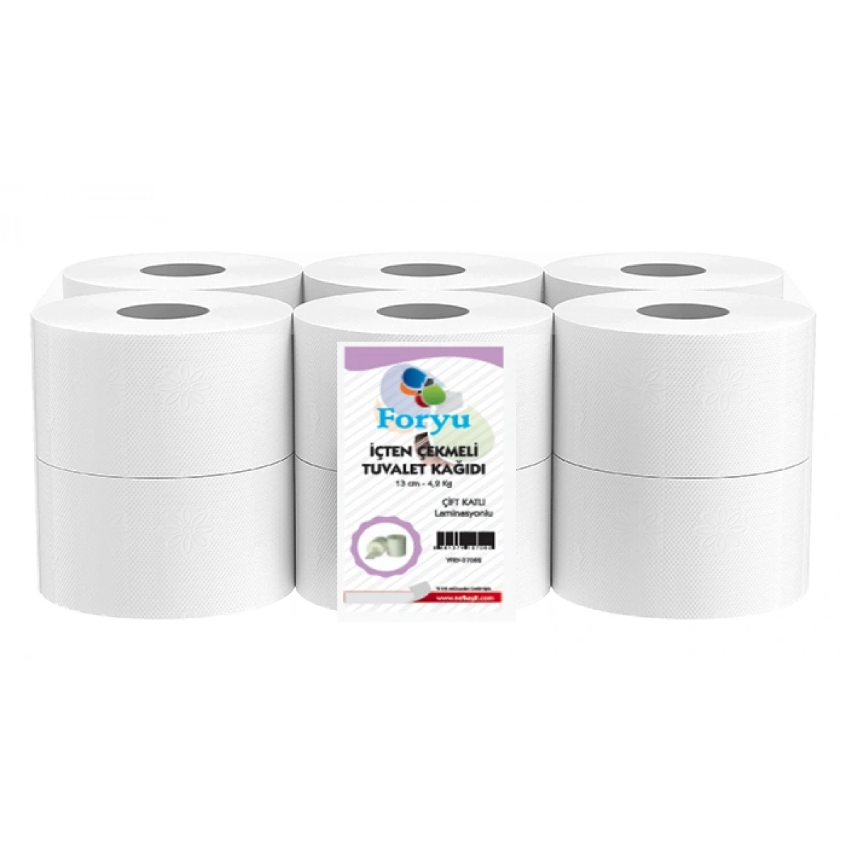 Foryu İçten Çekmeli Tuvalet Kağıdı Mini Eco 4Kg*12