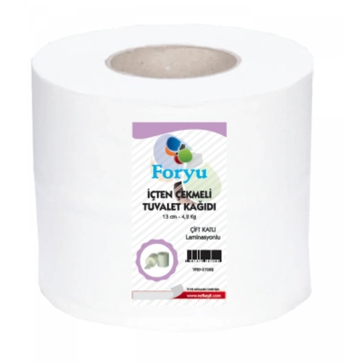 Foryu İçten Çekmeli Tuvalet Kağıdı Mini Eco 4Kg*12