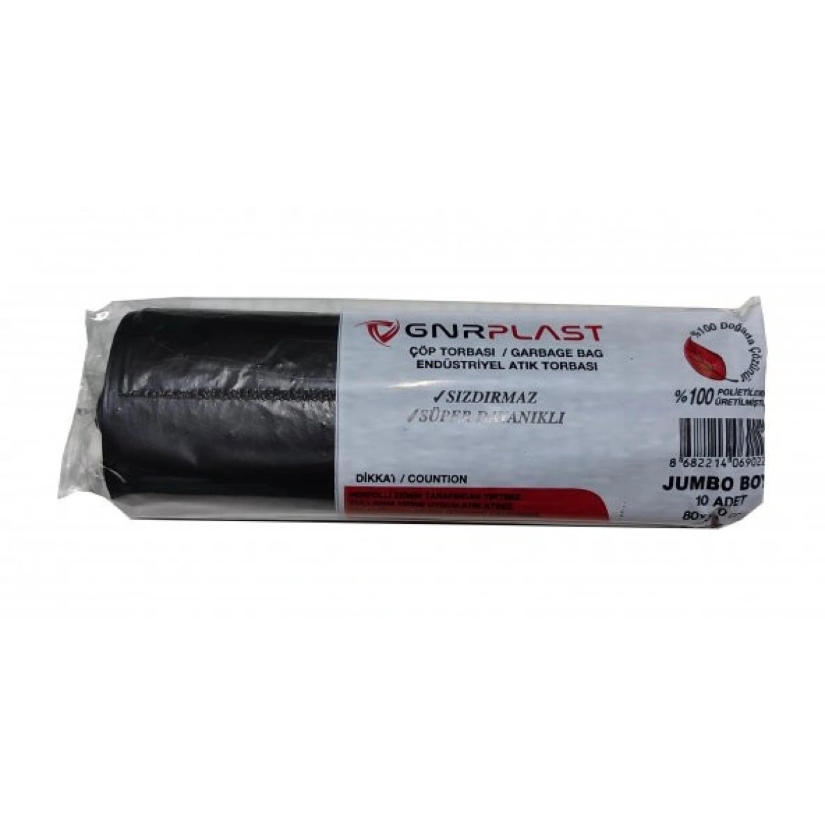 GNR 80x110 400 gr Çöp Poşeti Siyah 20 Rulo