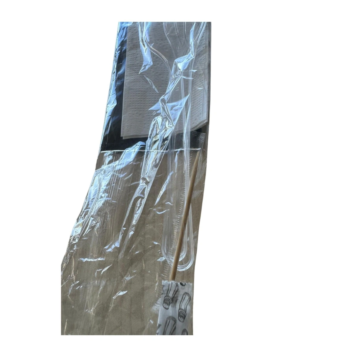 İkram Setiİ 6lı 100lü Paket (Kaşık+Çatal+Peçete+Islak Mendil+Tuz+Kürdan)