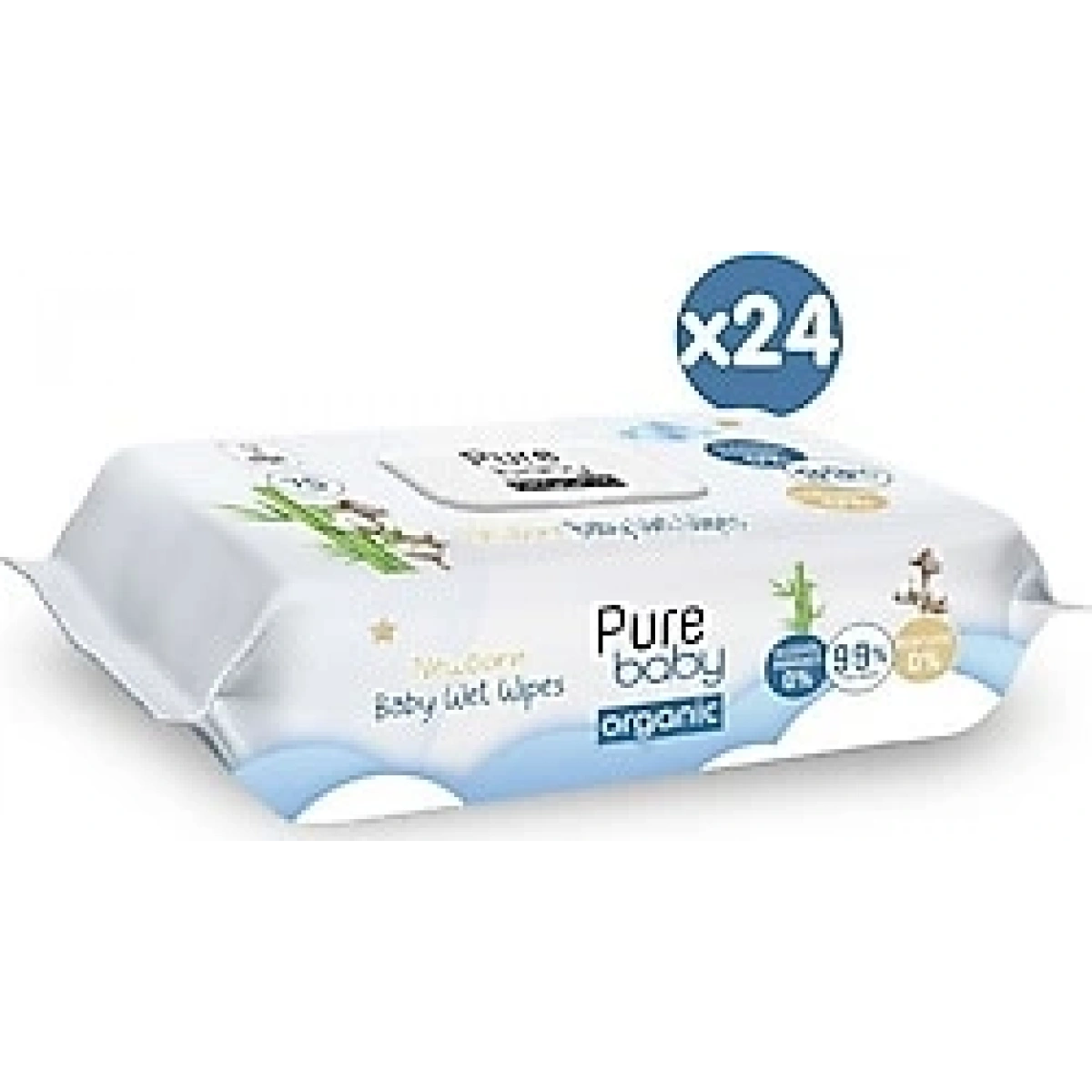 Islak Mendil Bambix 24* 60Lı