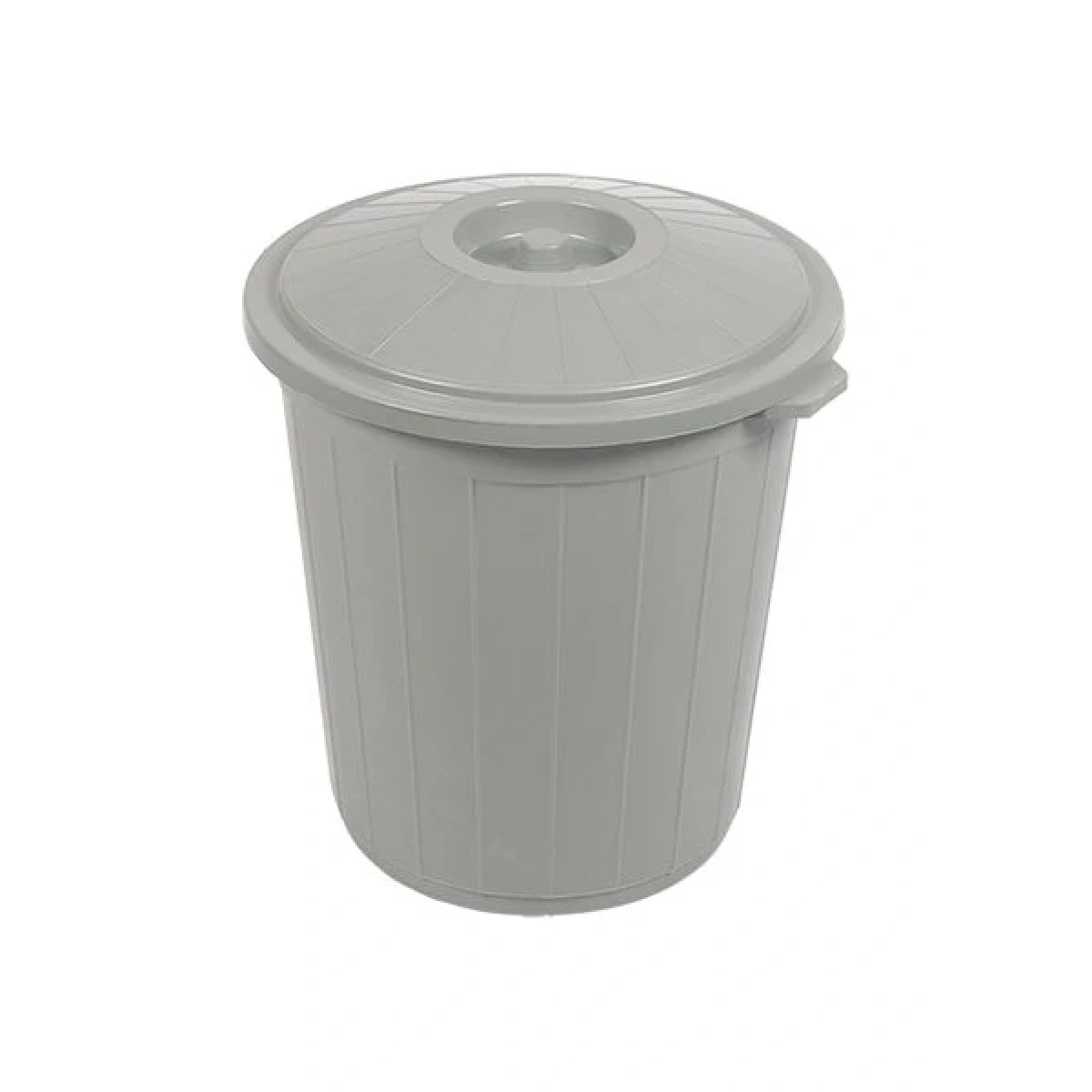 Kapaklı Çöp Kovas 90 Lt Gri Nossa