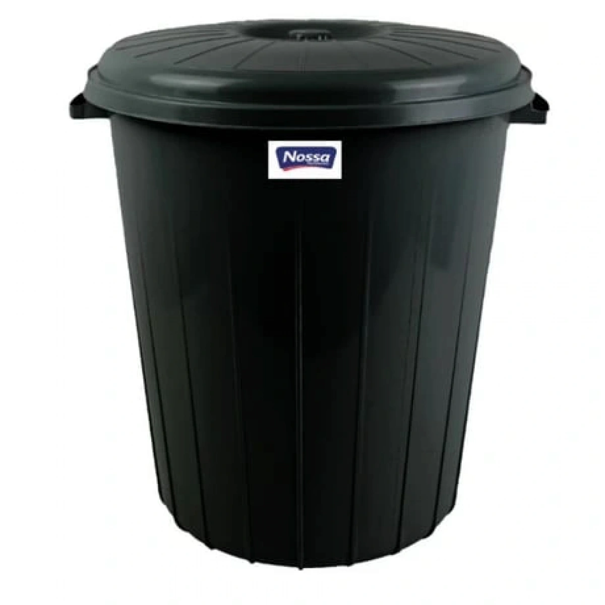 Kapaklı Çöp Kovası 90 Lt Siyah