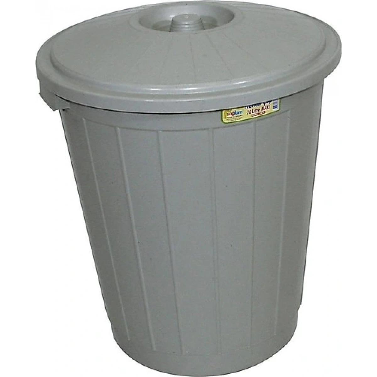 Kapaklı Çöp Kovası Herkül Boy 70 Lt Gri Planet