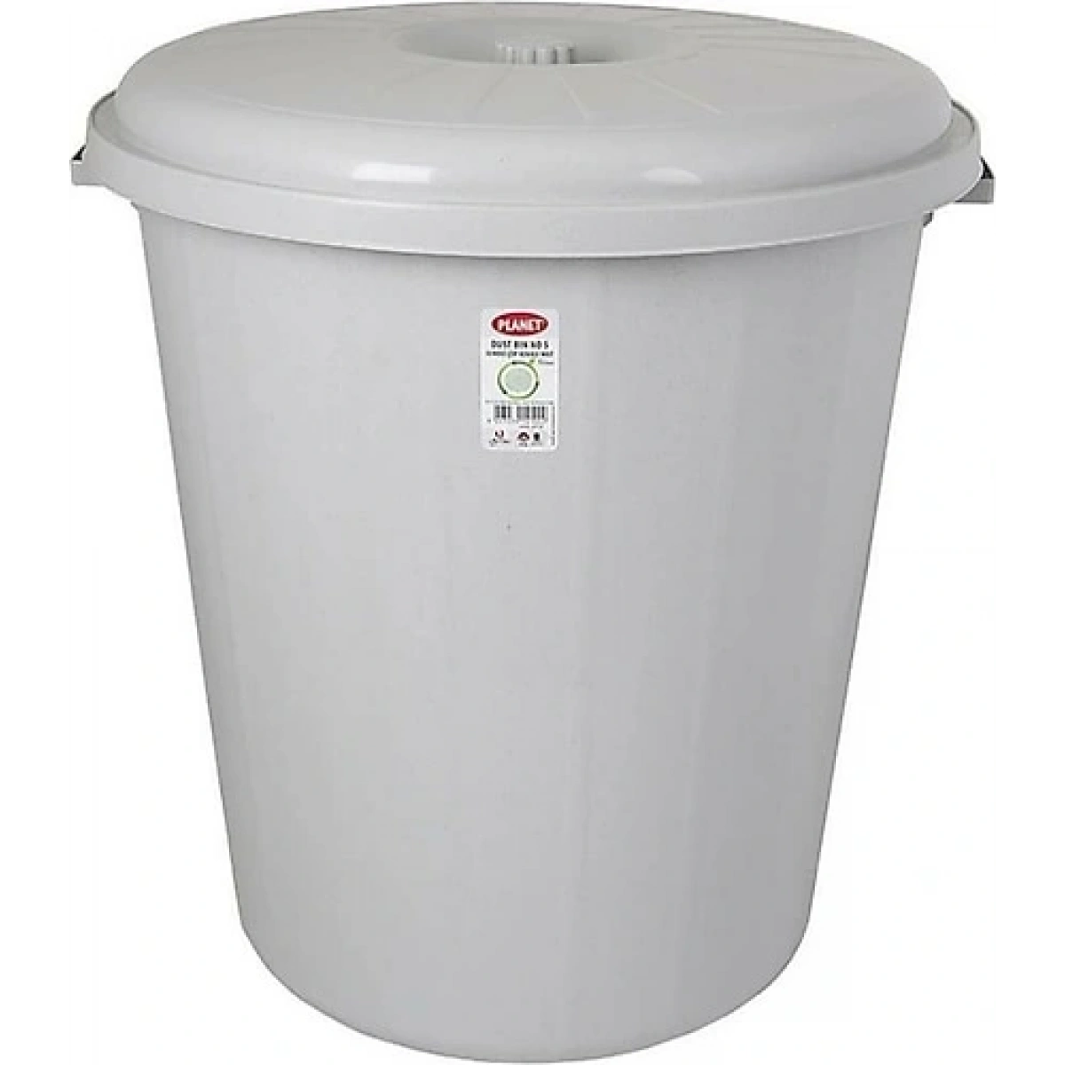 Kapaklı Çöp Kovası Jumbo Boy 90 Lt Gri Planet