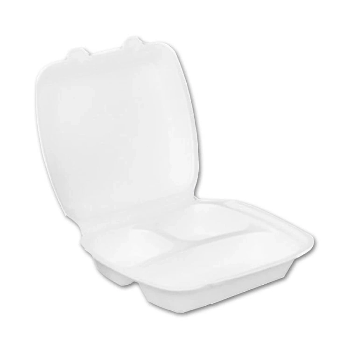 Kapaklı Köpük Tabak 3 Bölmeli 23/AYZ 100lü