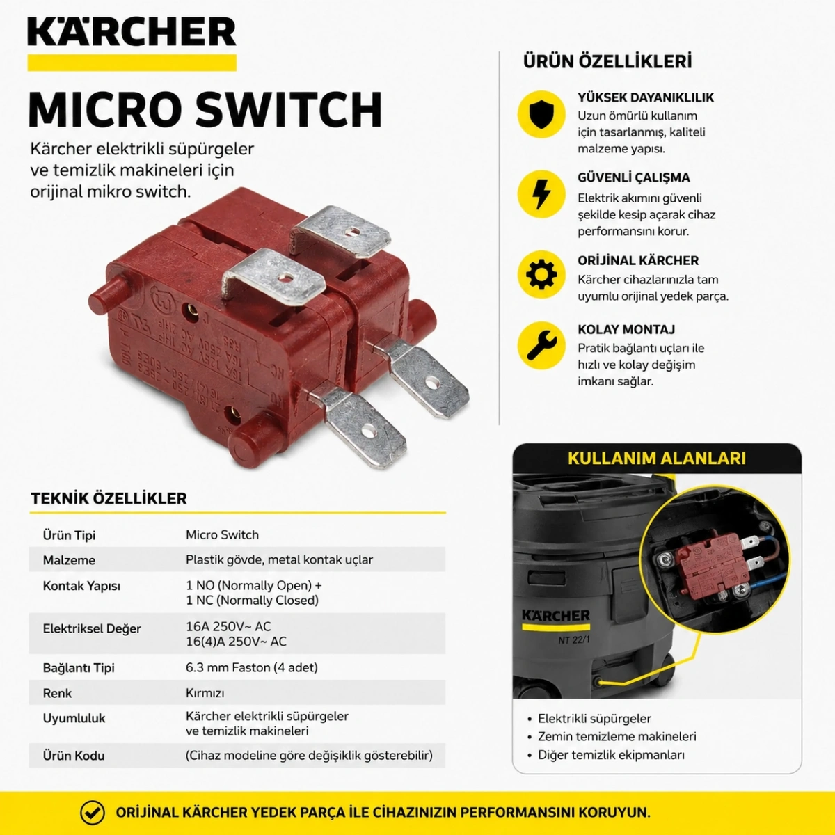 Karcher Micro Switch