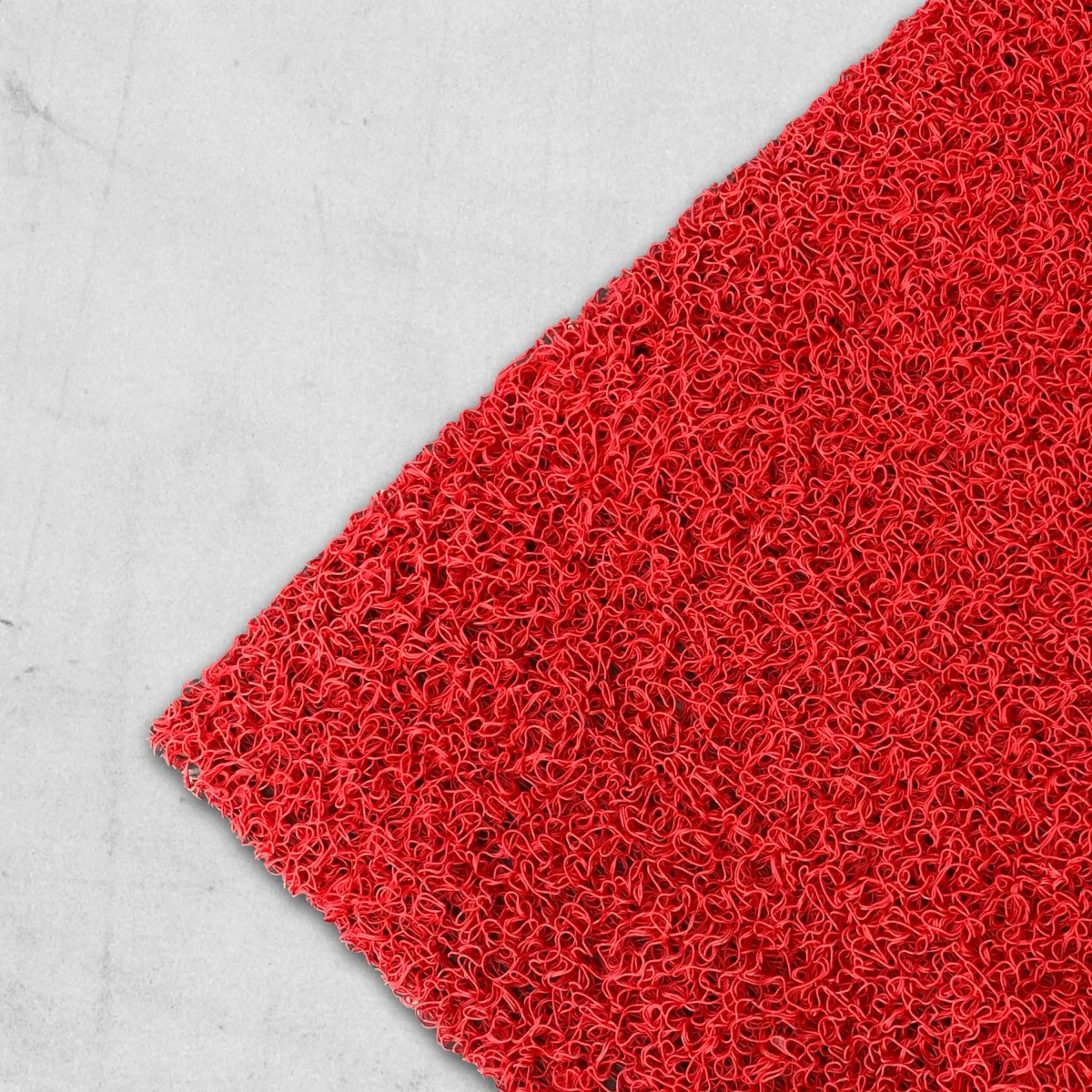 Kıvırcık Paspas 100 Cm 14Mm Kırmızı