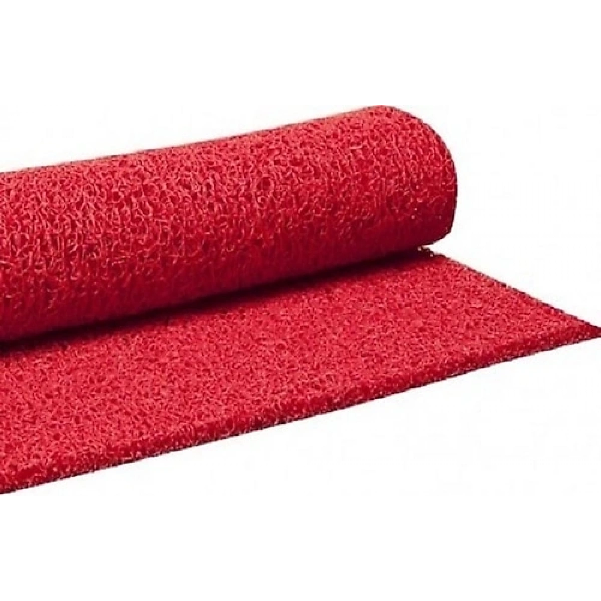 Kıvırcık Paspas 100 Cm 14Mm Kırmızı