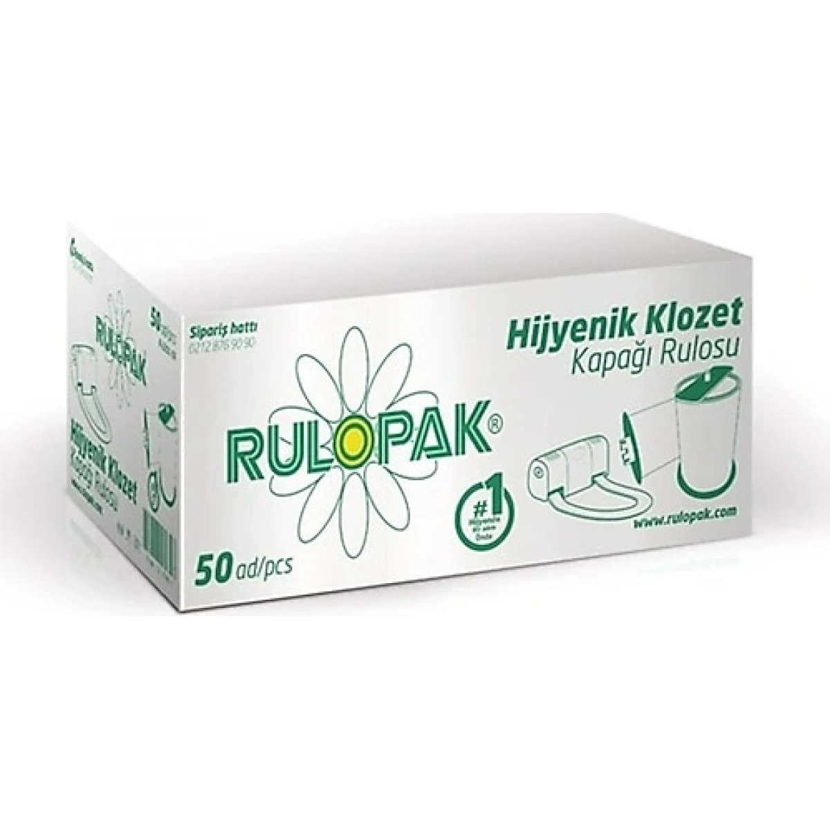 Klozet Kapağı Rulosu 5 Li Rulopak