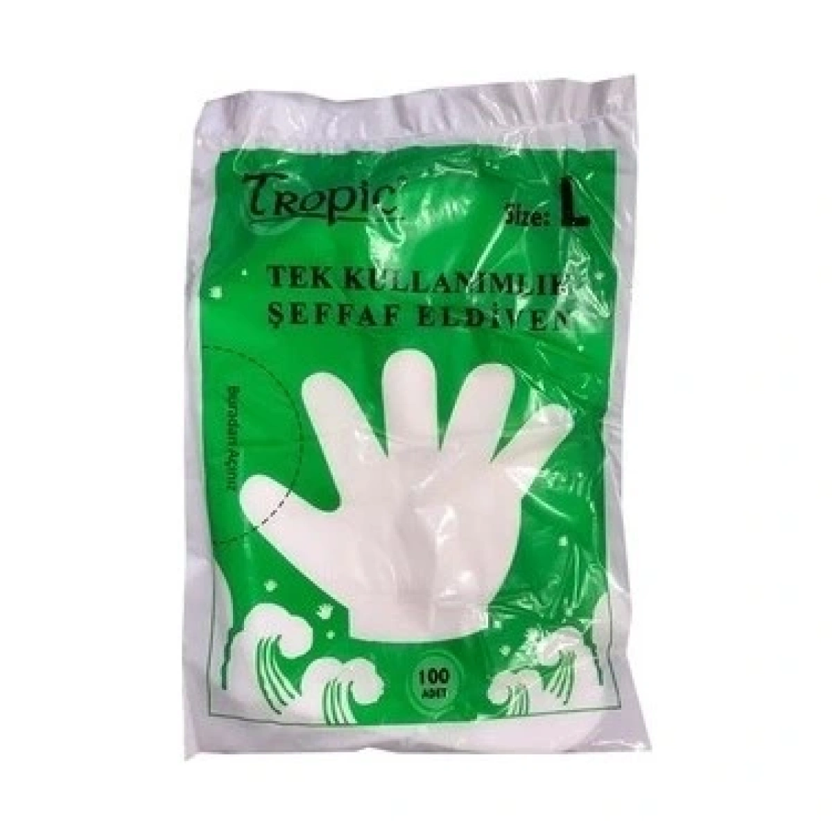 Naylon Eldiven Şeffaf 100 Lü*100