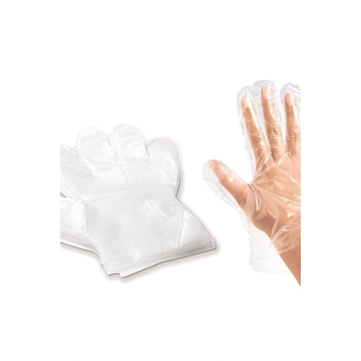 Glob Naylon Şeffaf Eldiven 100lü