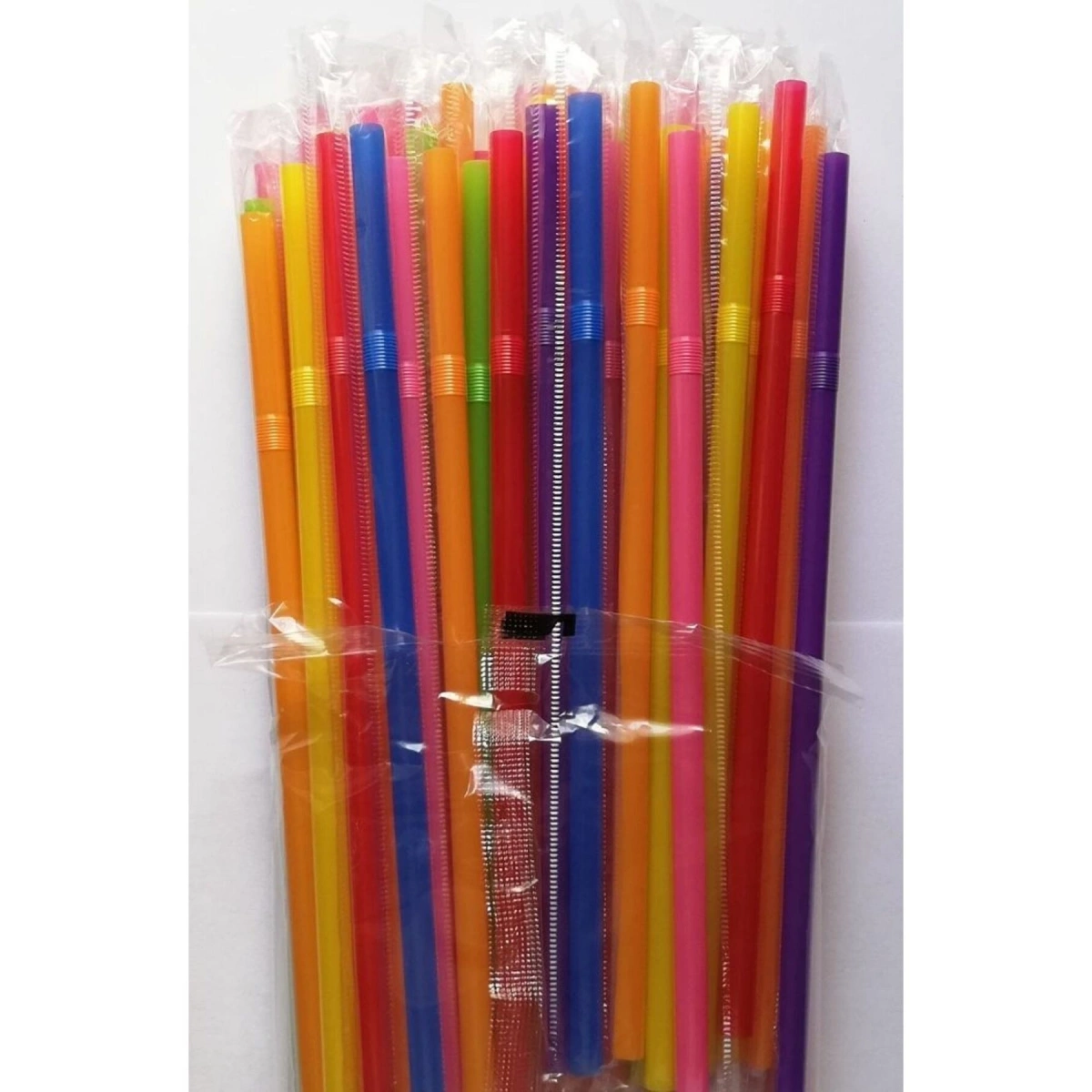 Nice Plast. Frozen Renkli Pipet Jelatinli Körüklü 50li 5 Al 4 Öde Kampanyalı (50 x 5 Paket= 250 Adet)