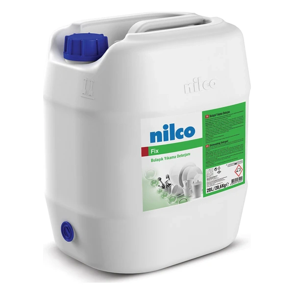 Nilco 32001822 Fix Elde Bulaşık Yıkama Deterjanı 20 L/20,4 Kg