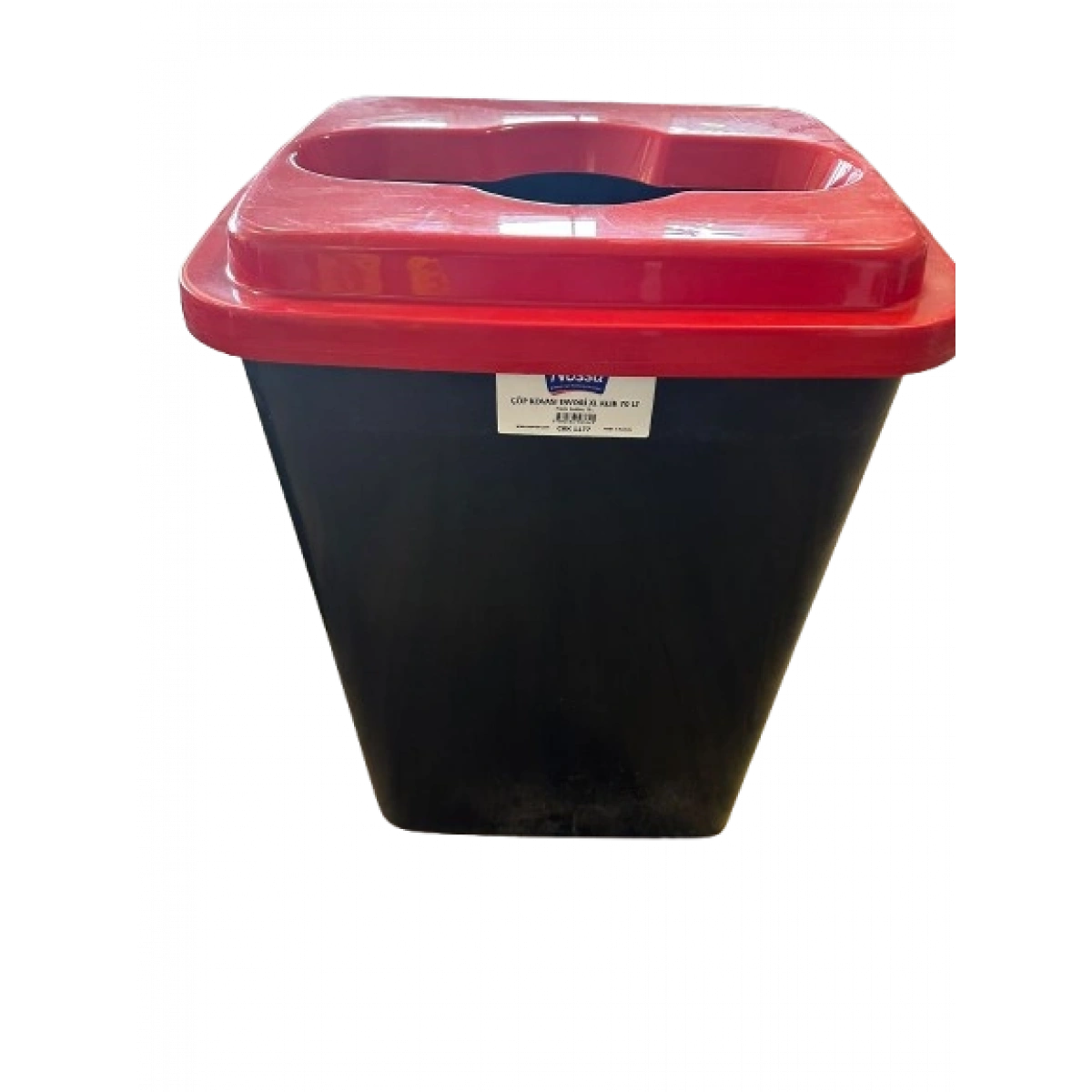 Nossa CKK-1177 Siyah Sıfır Atık Kovası XL 51*52 cm  70 Lt