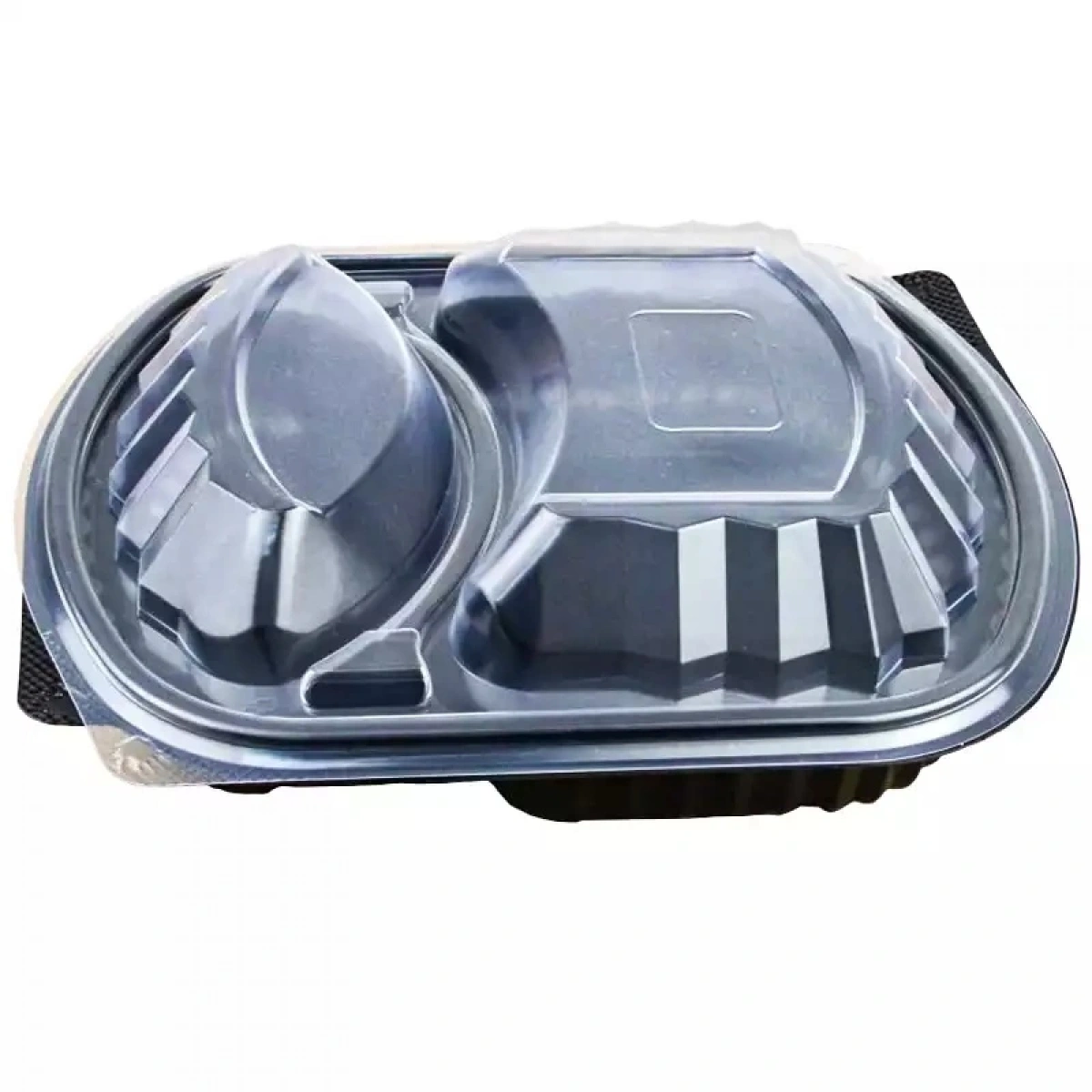 Özge Plastik Yemek Kabı 2 Göz (400 Lü)