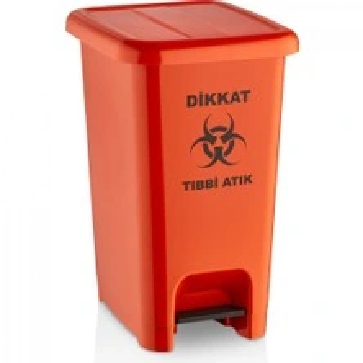 Pedallı Slim Çöp Kovası Turuncu 30 Lt