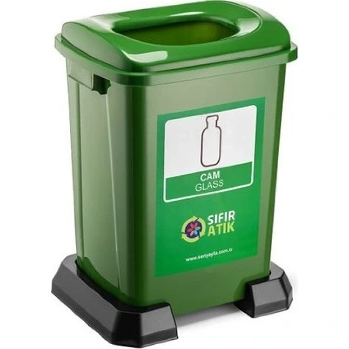 Sıfır Atık Kovası 50 Lt Yeşil