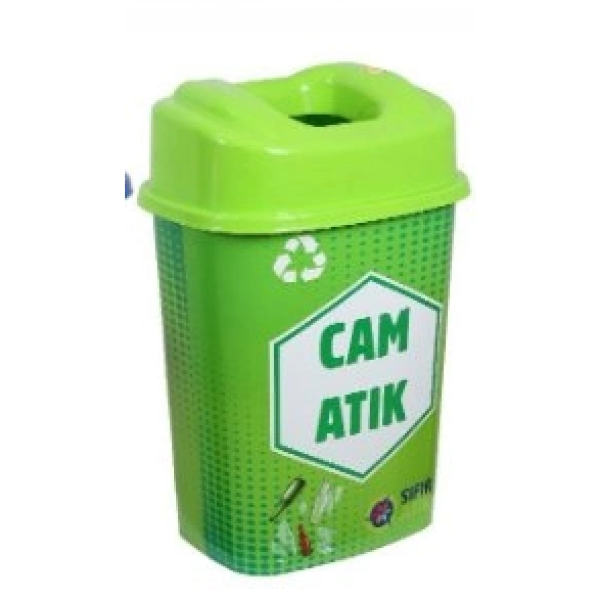 Sıfır Atık Kovası 50 Lt Yeşil