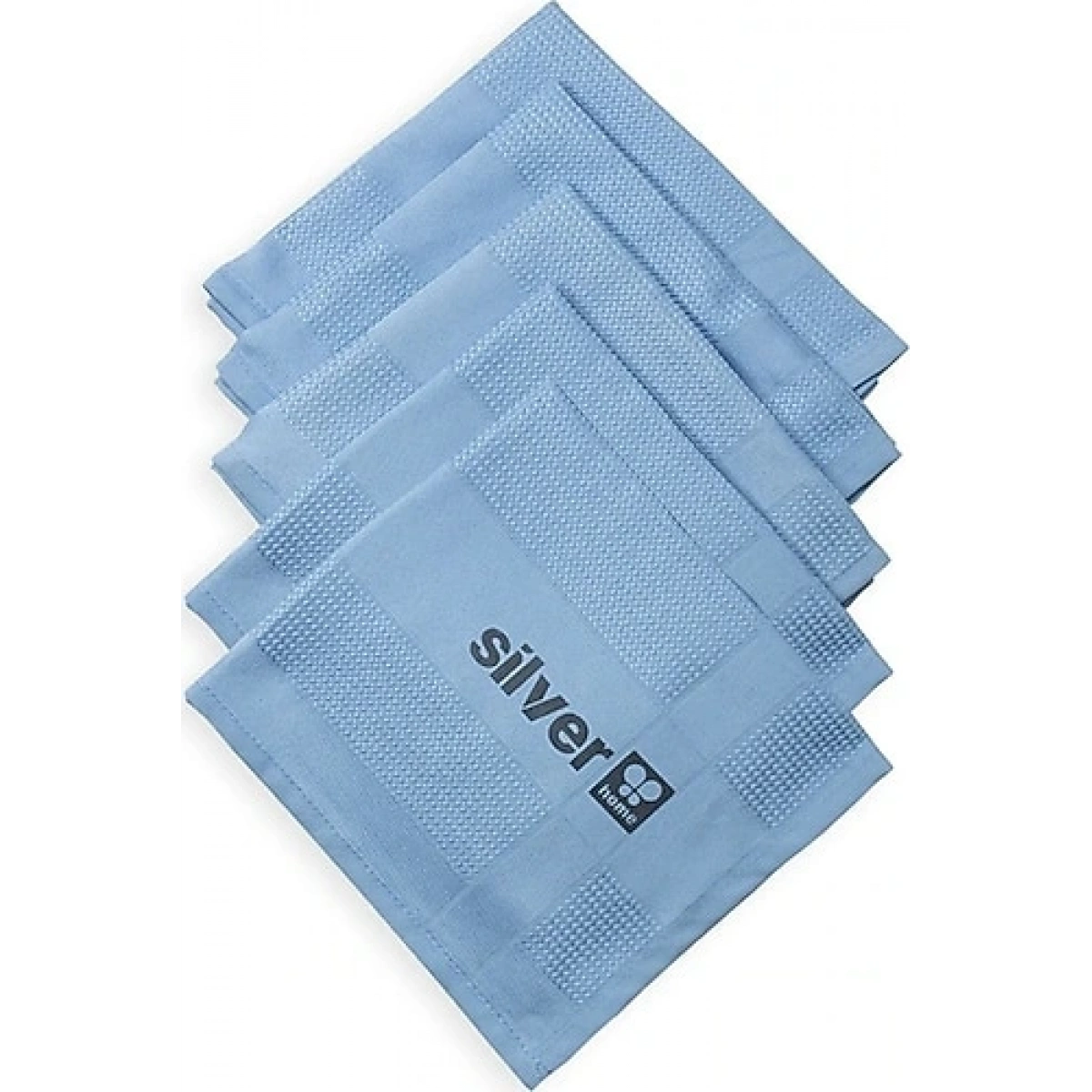 SİLVER HOME 160 GSM 40*40 CM HAVLU MİKROFİBER OVERLOKLU TEMİZLİK BEZİ MAVİ