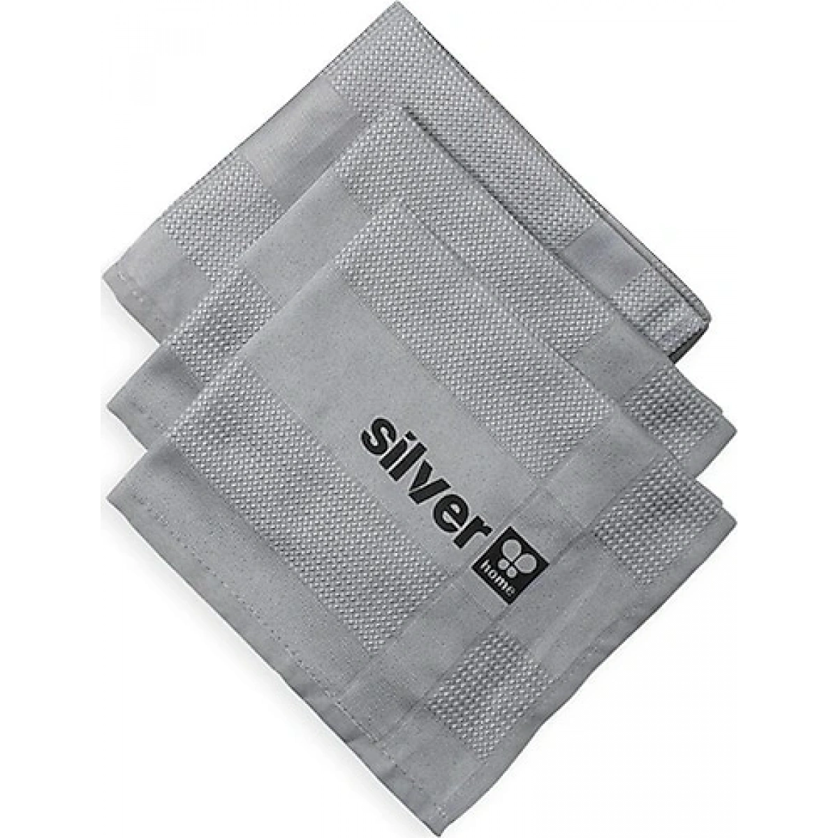 Silver Home 200 Gsm 42*68 Cm Dekoratif Cam Bezi-Gri