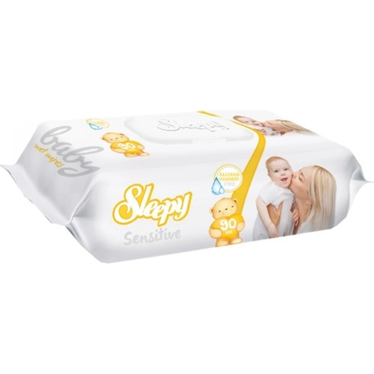 SleepyISensitive Islak Mendil 90lı 3lü Paket