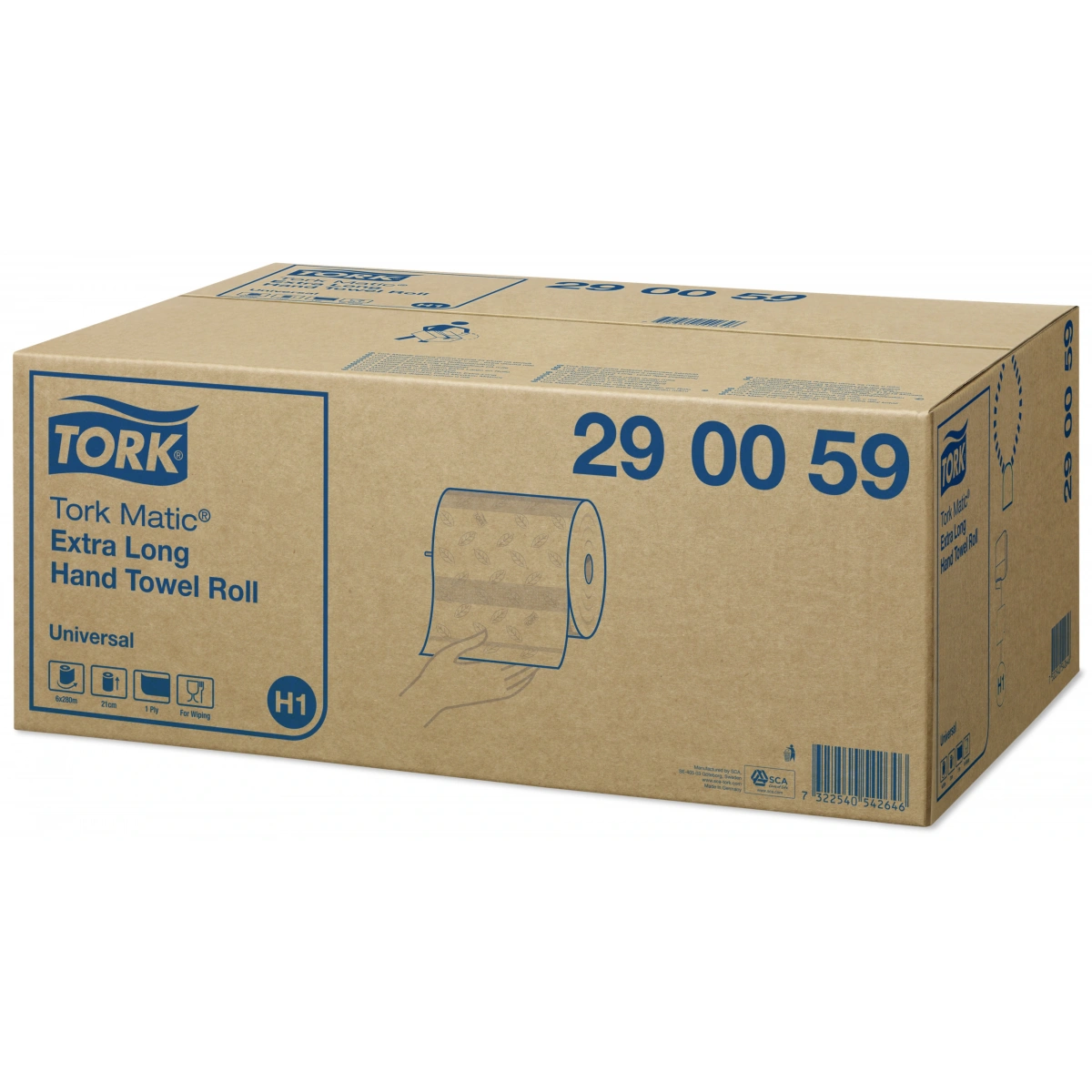 Tork 290059 Universal Hareketli Kağıt Havlu 6 Paket x 280 m