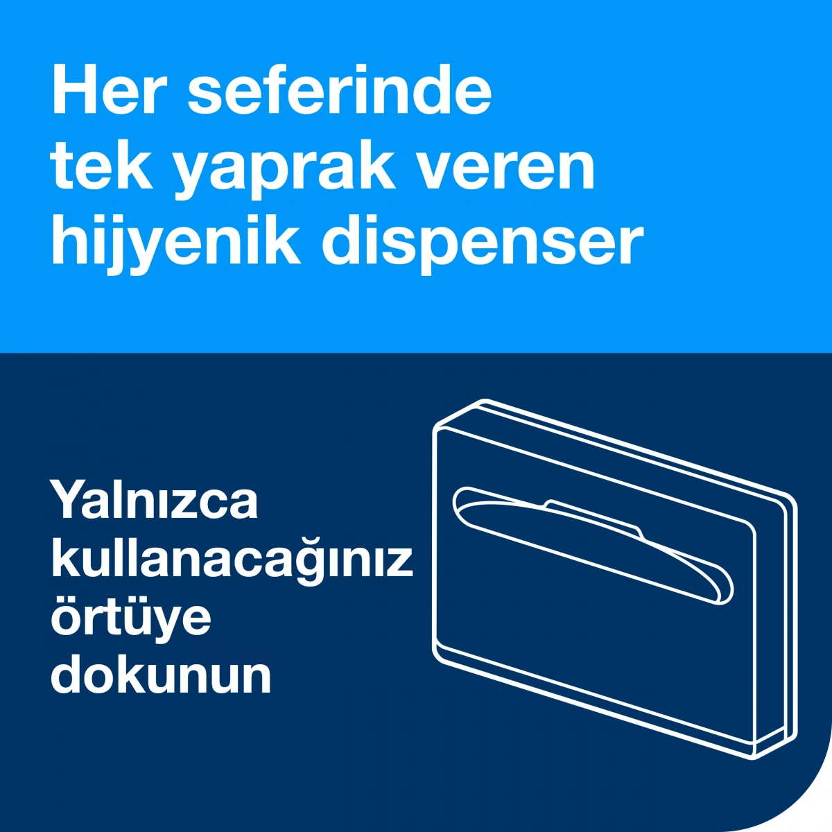 Tork 344080 Klozet Kapağı Örtüsü Dispanseri Beyaz
